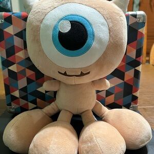 Disney Monsters Inc Little Mikey Mike Wazowski Big Feet Plush Stuffed Animals